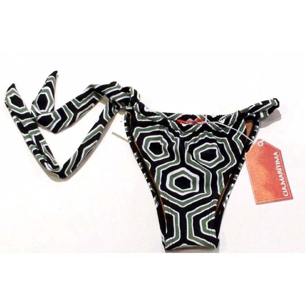 CIA.MARITIMA Bikini BOTTOM Swimwear GEOBLACK Geometric ( L  )